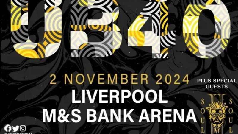 UB40 at M&S Bank Arena – 2nd November 2024