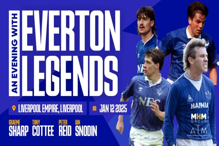 Everton Legends – 40th Anniversary: Liverpool Empire – 12th January 2025