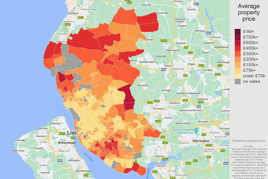 Most Expensive & Cheapest Areas in Liverpool to Live