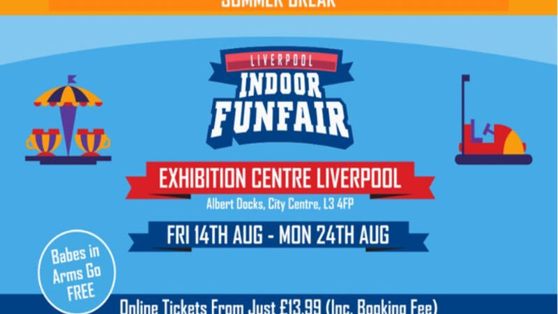 Liverpool Indoor Funfair – Exhibition Centre: 14th to 24th of August 2026