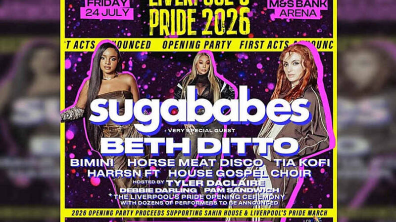 Liverpool’s Pride 2026 Opening Party: M&S Bank Arena – 24th of July