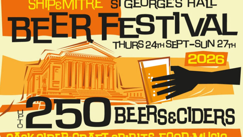 St George’s Hall Beer Festival: 24th – 27th September 20206
